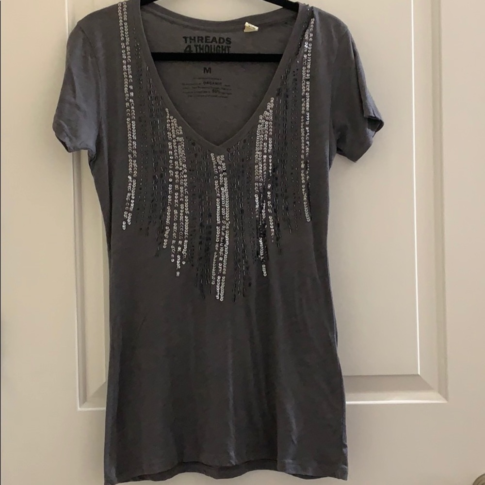 EMBELLISHED TEE by Threads 4 Thought